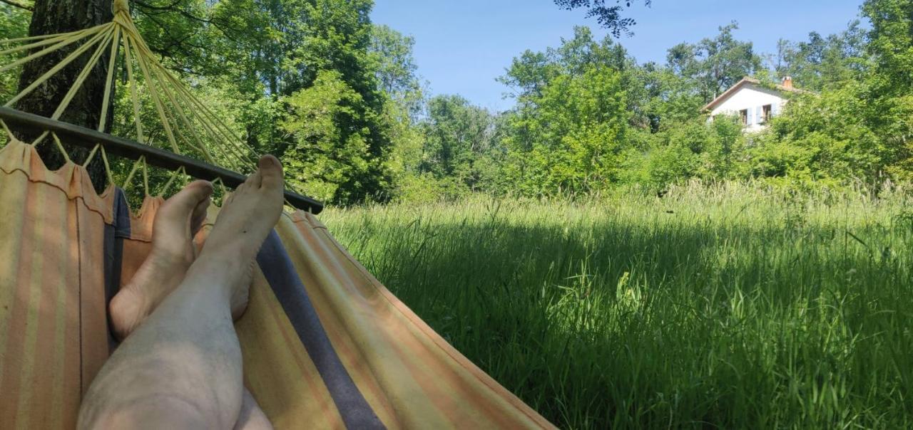 Villa Domaine Liberte Avec Prairie Et Foret Au Bord D'Une Riviere En Ardeche Silhac Dış mekan fotoğraf